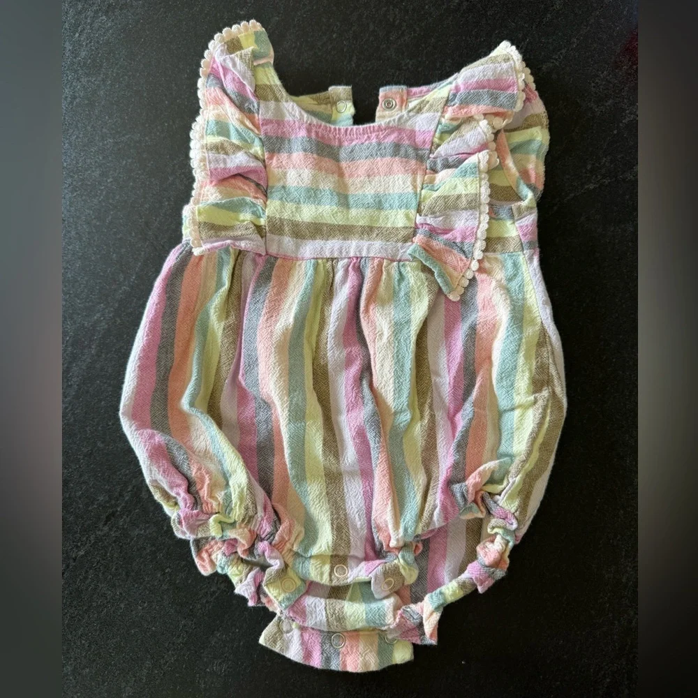 Cat & Jack baby girl bubble romper
